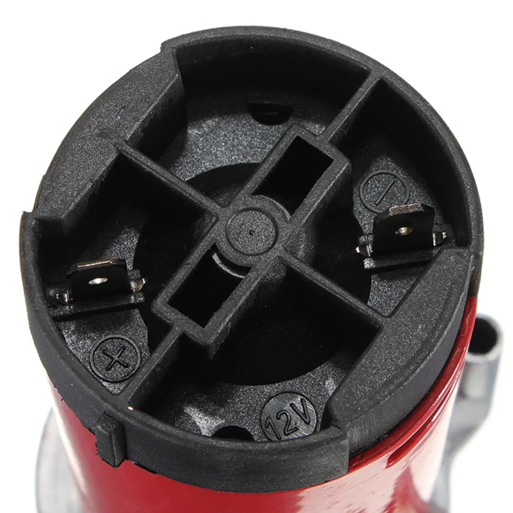 4.3 inches Universal 12V Air Compressor Horn with 0.08~0.12mpa Fit for Air Horn Car Truck Vehicle Auto Boat