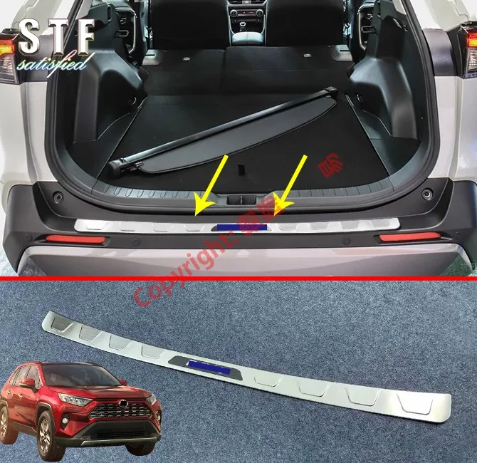 Защита заднего бампера из нержавеющей стали внешний порог багажника