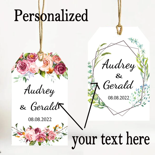 Calligraphy Gift Tags, Personalized Gift Tags, Custom Gift Tags