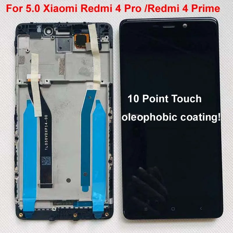 Оригинальный Для 5,0 Xiaomi Redmi 4 Pro Redmi 4 Prime ROM 32G ЖК экран + сенсорная панель дигитайзер Рамка для Redmi 4 Pro дисплей|touch screen digitizer|screen touchdisplay screen | АлиЭкспресс