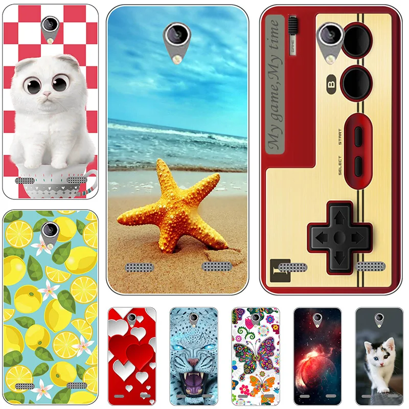Чехол для ZTE Blade A520 A 520 BA520 A521 5 0 дюйма Мягкая силиконовая задняя крышка из ТПУ чехол