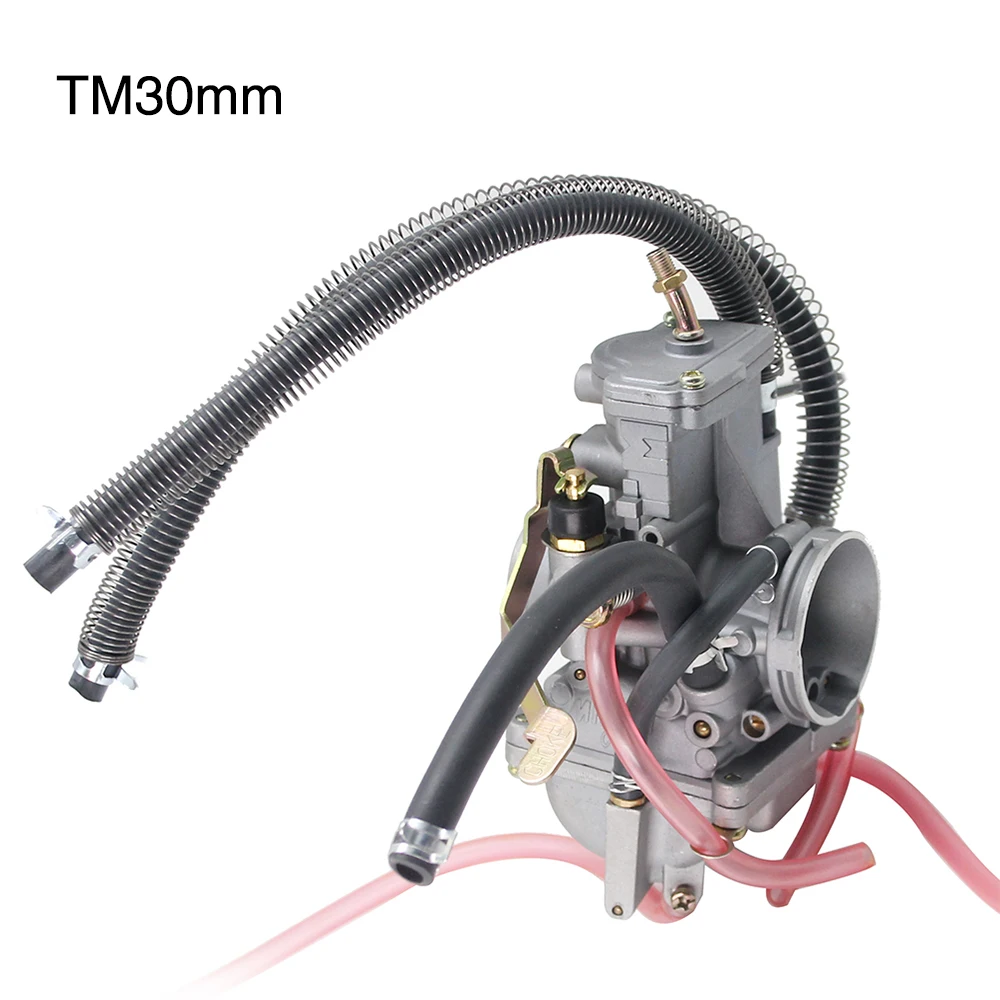 ZSDTRP карбюратор для Mikuni TM28 TM30 TM32 TM34 плоский гладкоствольный карбюратор TM34-2 для Honda 250 LT250 - Цвет: 30mm