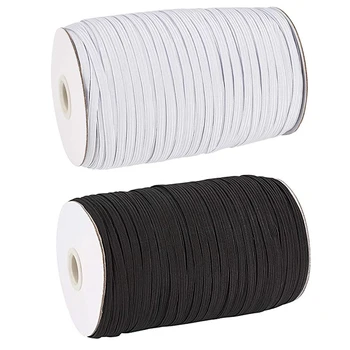 

180Yards Flat Elastic Band Round Elastic Rope Rubber Band Elastic Line DIY Sewing Accessories