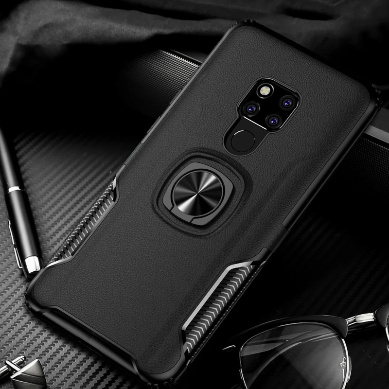 Магнитный чехол с металлическим кольцом для Huawei Nova 3 3i Mate 20 10 P20 Pro Lite X