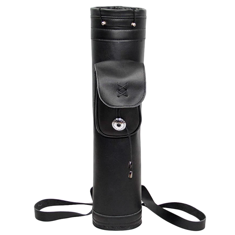 Горячие традиционные стрельба из лука плечо назад кожаный колчан стрелы держатель колчан сумка