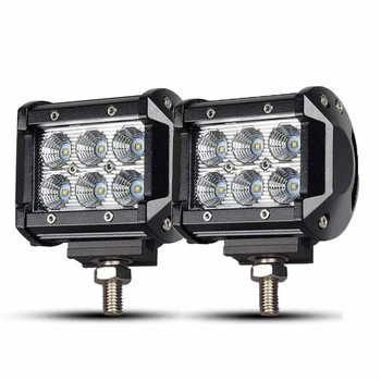 

DERI 18W 4 inch led work Lights Led Light Bar Flood Spot Beam Lamp Cree Chip LED Motorcycle Tractor For 4X4 Offroad Car