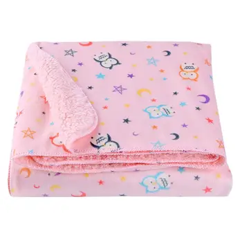 

Swaddling Wrap Soft Blanket Personality Printing Bedding Quilts Comfort Soft Thickened Stroller Daily Leisure Toddler