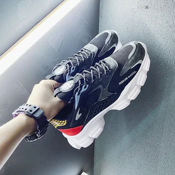 

Original Platform Autumn Brand Shoes Men Lightweight Breathable Sneakers for Men High Quality Male Footwear Men's Casual Lace-up