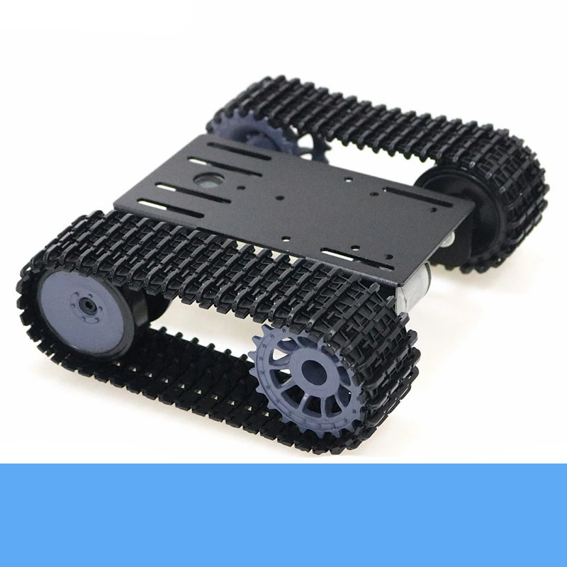 TP101 Metal Smart Crawler Robot Tank Chassis Kit With 33GB-520 12V DC Motor Aluminum Alloy Panel DIY For Arduino Toy