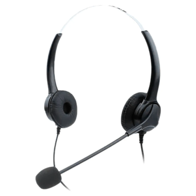 Телефонная гарнитура Call Center USB с шумоподавлением наушники для колл-центра