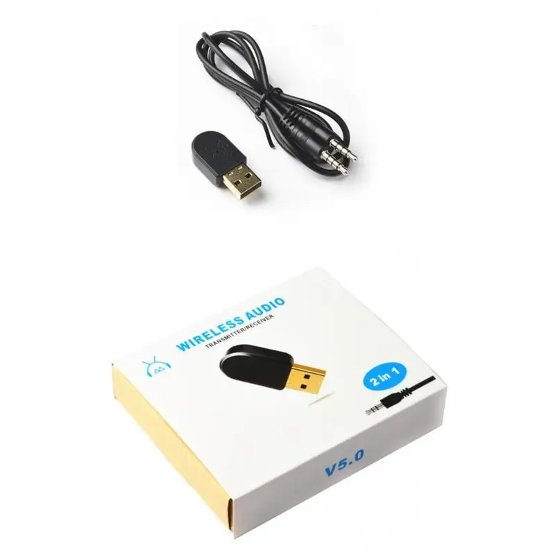502 USB Bluetooth 5,0 Handsfree 3,5 мм AUX автомобильный Bluetooth кабель-приемник комплект
