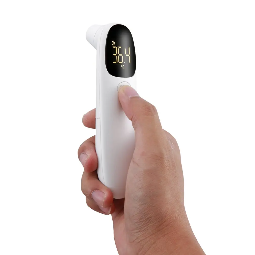 

Handheld Non-contact Forehead Ear Thermometer Infrared Digital Thermometer Gun Home Office Fever Temperature Measure Tool