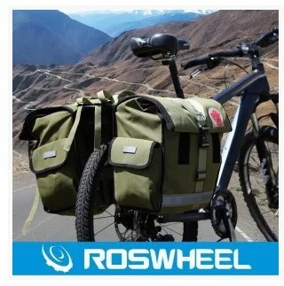 

Roswheel ROSWHEEL Second Generation Expedition Mountain Bike Doite Rack Bag Tibet Line Canvas Camel Bag 14686