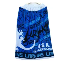 Банная юбка с мультипликационным принтом, мягкое водопоглощающее эластичное регулируемое банное полотенце для взрослых мужчин и женщин, 80 см