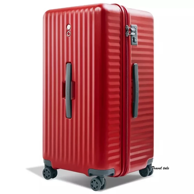 Mat red Carrylove 2" 30" 3" дюймов зеленый желтый оранжевый роскошный Дорожный чемодан большой чемодан на колесиках большой чемодан сумка для путешествий - Цвет: Mat red