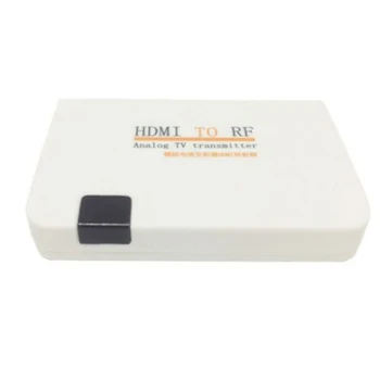 

HDMI to RF Coaxial Converter Adapter HDMI Digital Signal to RF Analog Signal for Blu-Ray Player Game Console(US Plug)