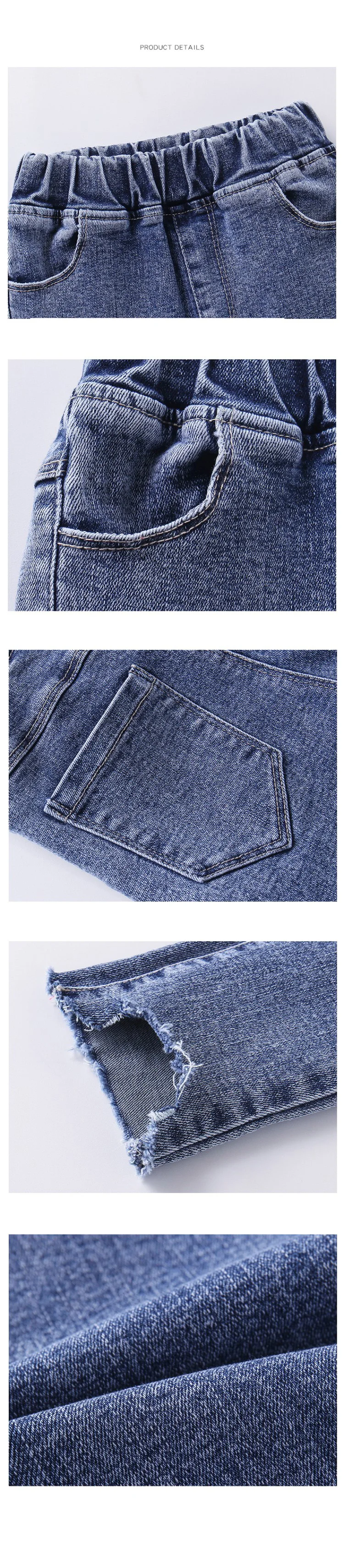 COOTELILI straight Jeans For Girls Fashion Kid Pants Kids Clothes For Girls Children Denim Jeans Girls Casual Long Trousers (10)