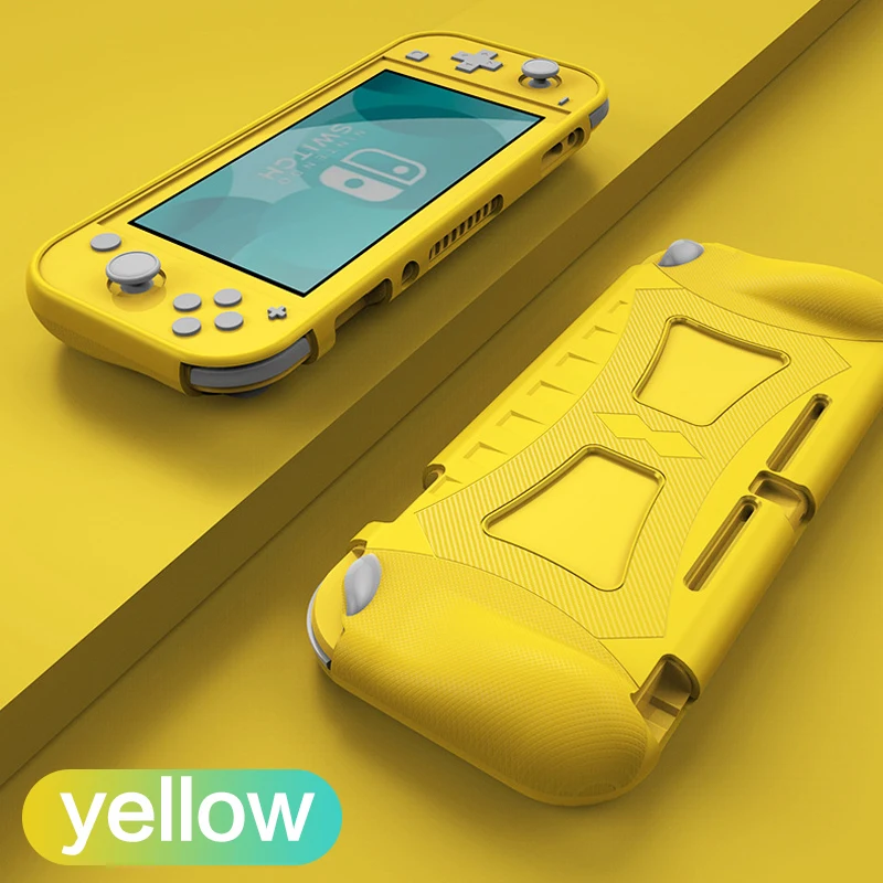 Мягкий силиконовый чехол для nintendo Switch Lite/Switch Mini защитный чехол для kingd Switch Lite чехол Оболочка ТПУ мягкий чехол - Цвет: Цвет: желтый