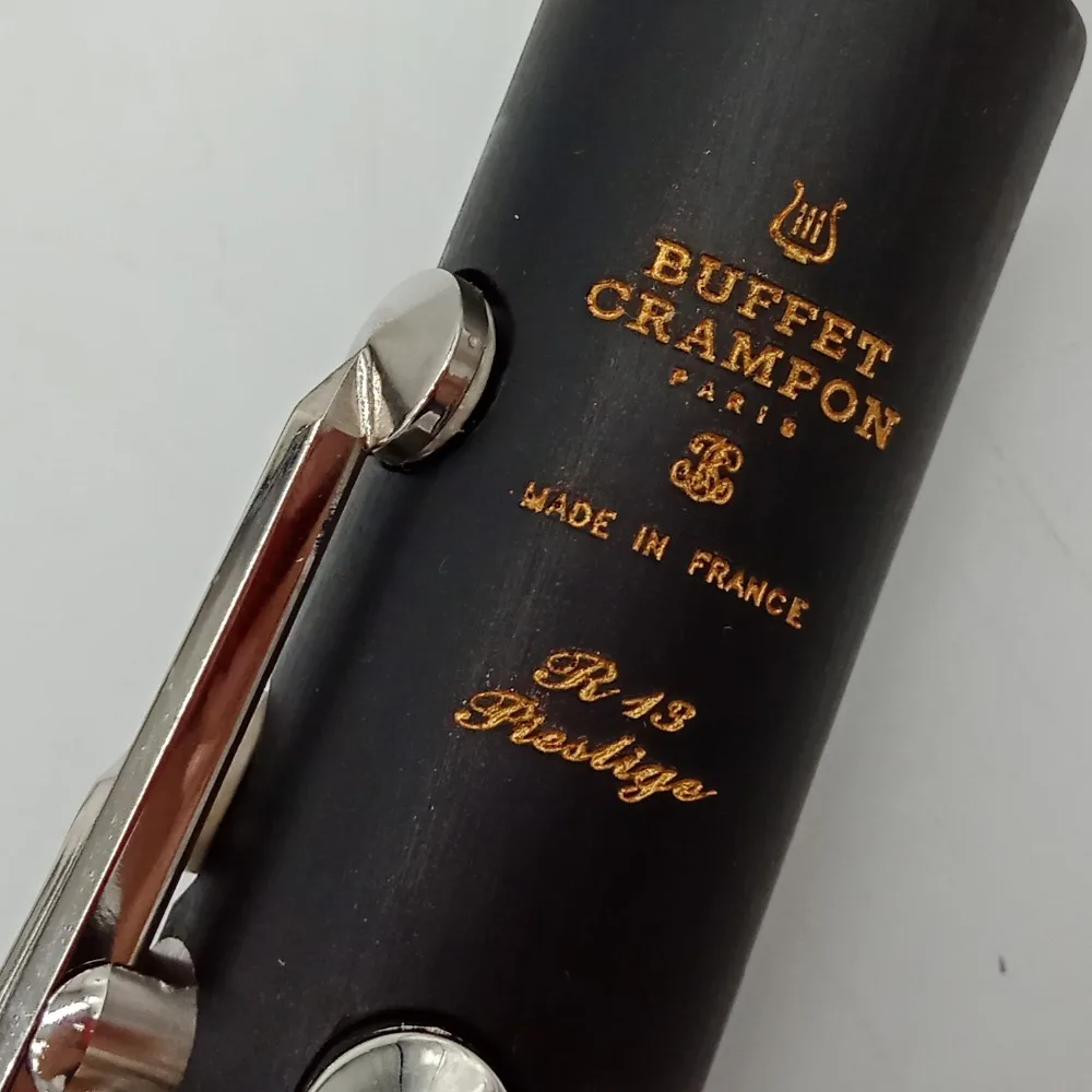 De Xin Professional Bb Clarinet R13 PRESTIGE Bakelite Clarinets Nickel Silver Key Musical Instruments Mouthpiece Reeds