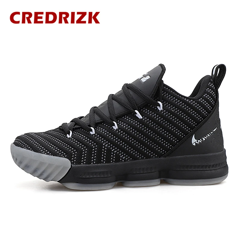Black Lebron 16 мужские баскетбольные кроссовки James Scarpe Basket zapatillas hombre Baloncesto, спортивная обувь для тренировок, детские высокие кроссовки - Цвет: Black