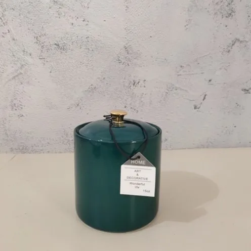 E Скандинавский подсвечник с крышкой ручной работы банка Diy дома соль банка для сахара стол украшения дома банки для хранения fornazettti - Цвет: E