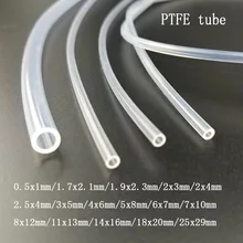 1m tubo de ptfe tubo claro bowden extrusora j cabeça hotend garganta 3d printe peças