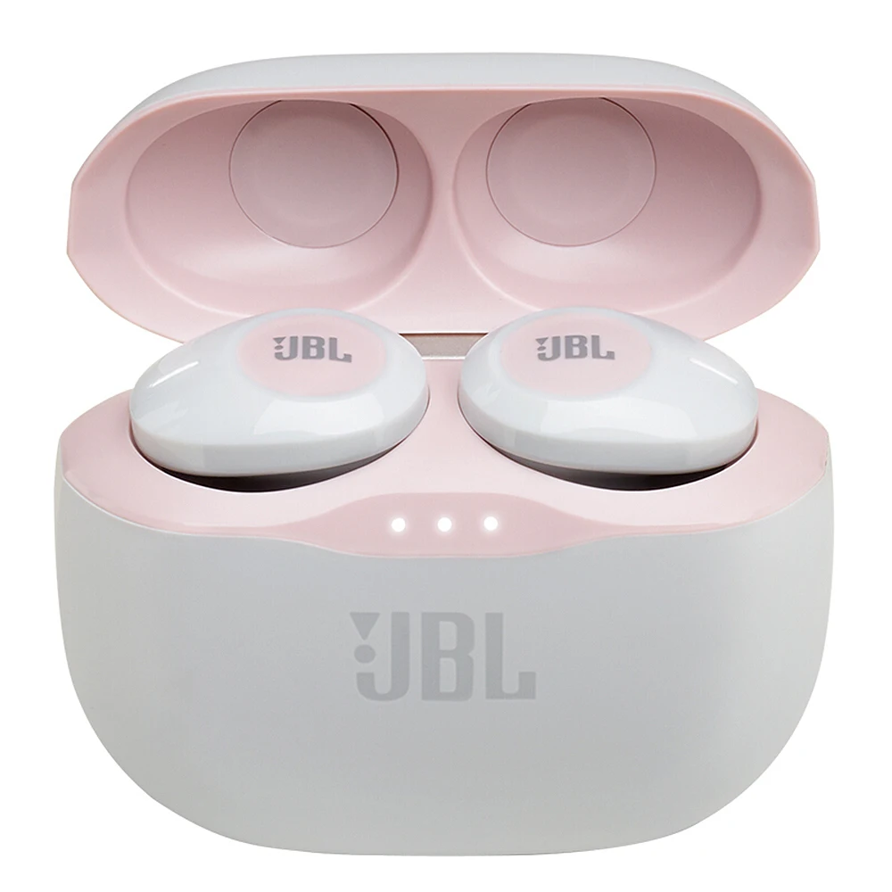 JBL TUNE120 наушники-вкладыши TWS True Беспроводной гарнитура с микрофоном Беспроводной наушники Невидимый сенсорный Управление спортивные наушники с зарядный чехол