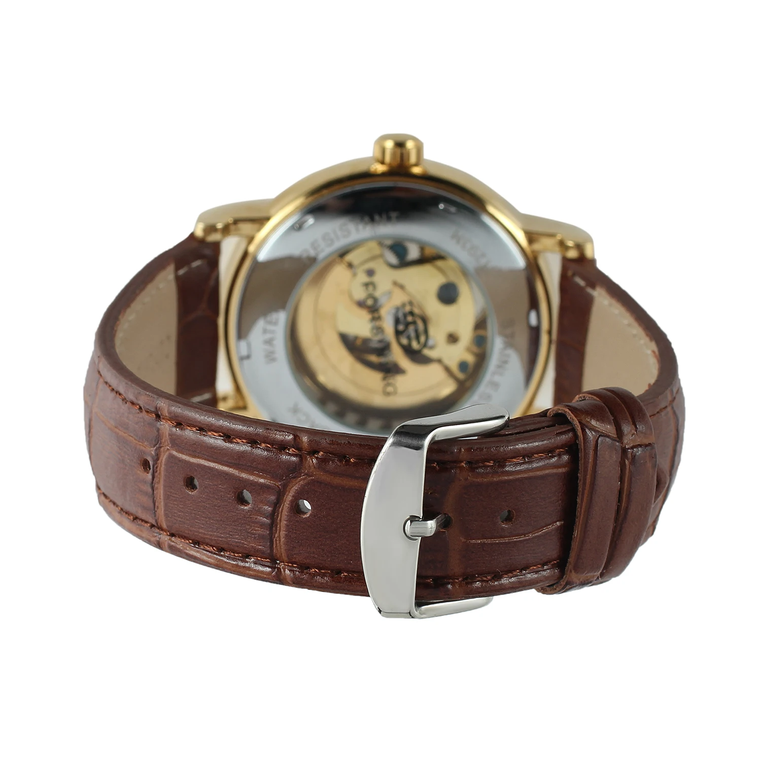 de couro analógico vestido relógio pulseira de