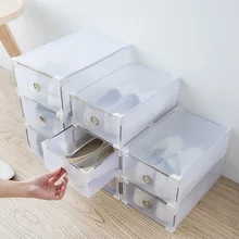 Cheap 12pcs/set Simple Shoe Storage Box Translucent Plastic Rectangle Thickened Drawer Multifunction Dust-proof Sundries Organizer Cheap 12pcs/set Simple Shoe Storage Box Translucent Plastic Rectangle Thickened Drawer Multifunction Dust-proof Sundries Organizer