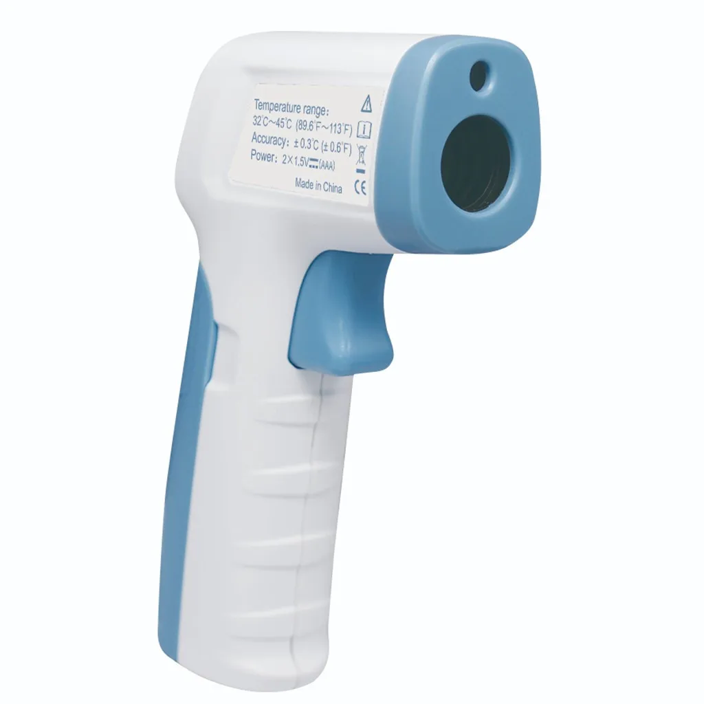 Digital LCD Temperature Meter Body Measurement Forehead Non-Contact Adult Body Fever Children Infrared Thermometer #E