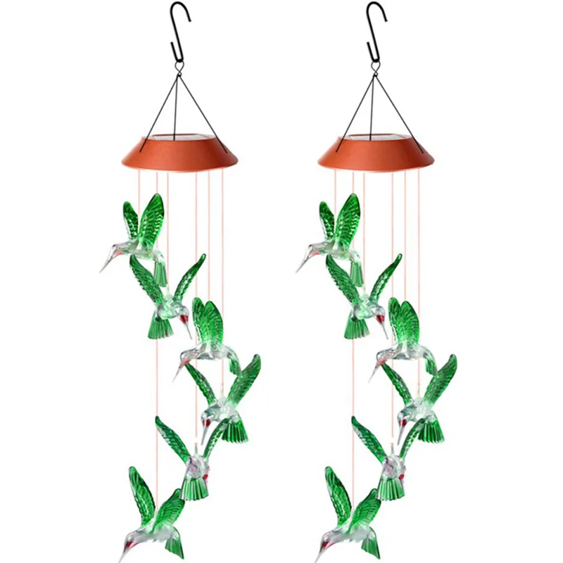 

Wind Chime, Hummingbird Wind Chimes Outdoor Indoor, Hummingbird Wind Chime, Solar Wind Chimes, Outdoor Decor