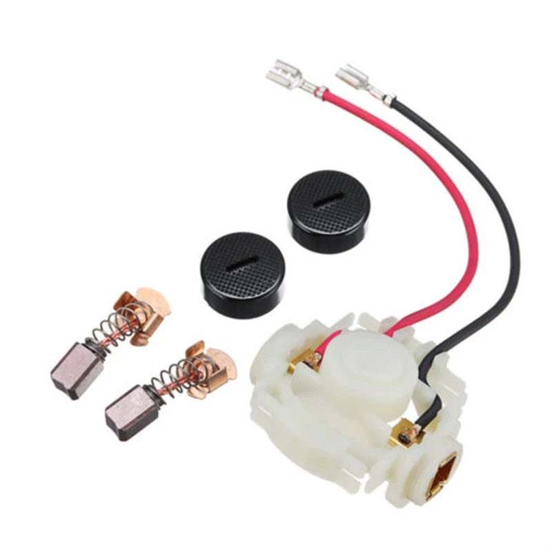 Держатель щетки+ угольные щетки+ крышка s+ крышки для MAKITA Kit CB430 BGA450 BGA452