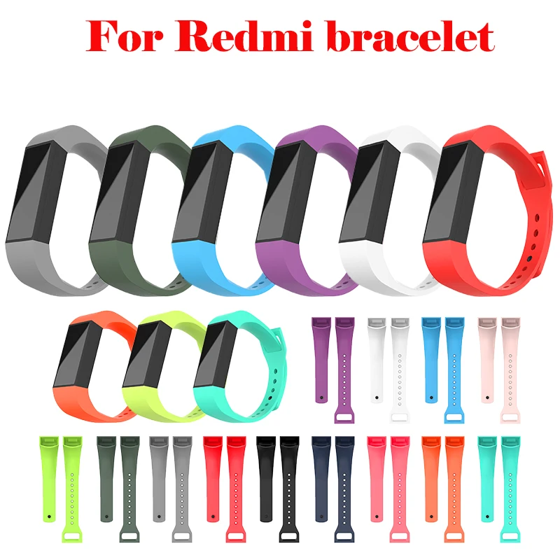 

Silicone strap For Xiaomi Mi Smart Band 4C Replacement Wristband For Xiaomi Redmi Band New 2020 Sport Watch For Redmi band Strap