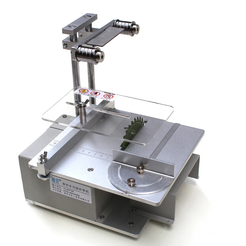 

Micro Multi-function Table Saw DIY Mini Small Chainsaw Precision Manual Model Table Saw Desktop Cutting Machine Belt Machine