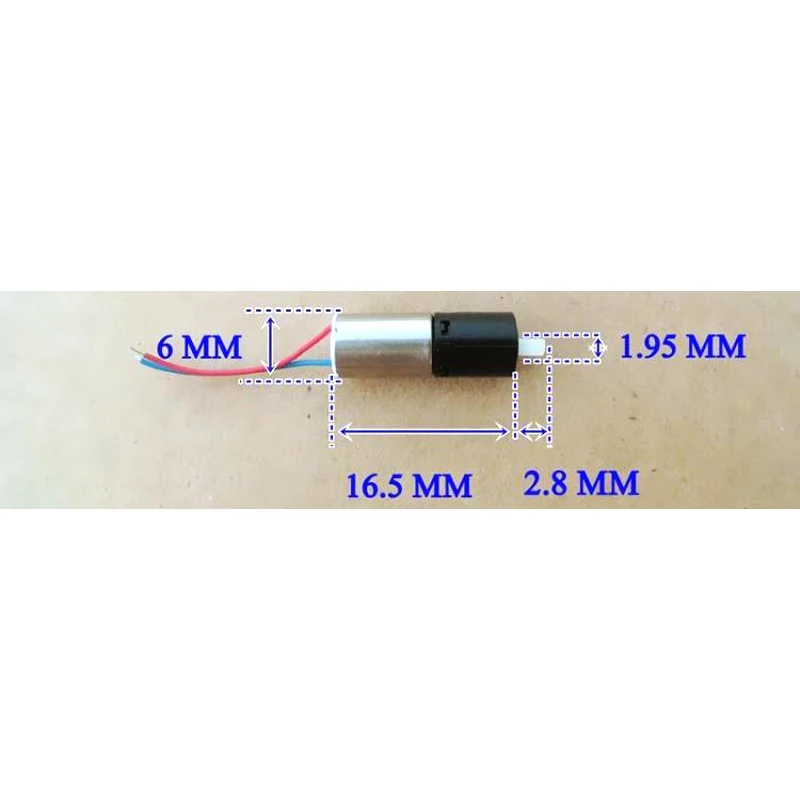 45mA 3V 1200 об/мин мини 6 мм полые чашки планетарный редуктор двигателя 25 г/см 1:26