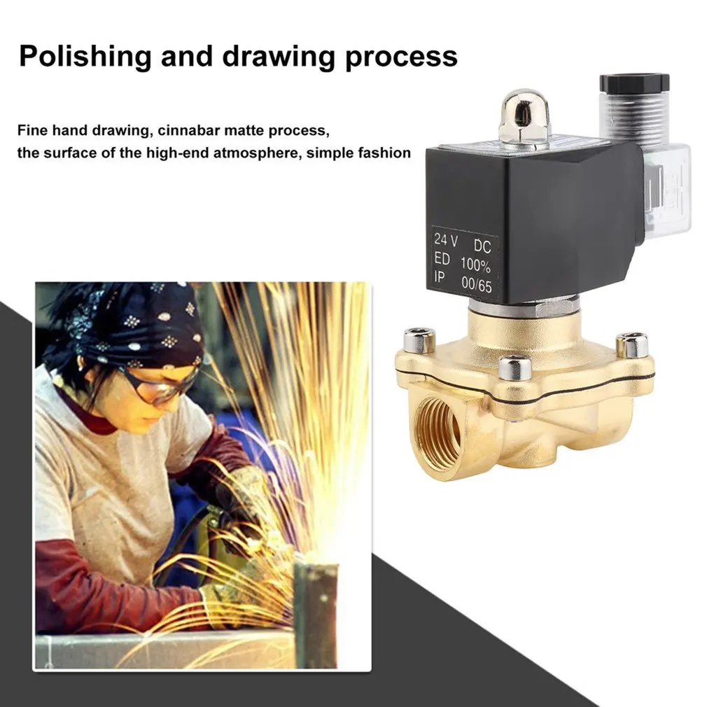 

Hot New Portable 1/2 Inch DC-24V 2W Square Coil Pure Copper Direct Acting Solenoid Valve Small Electromagnetic Valve