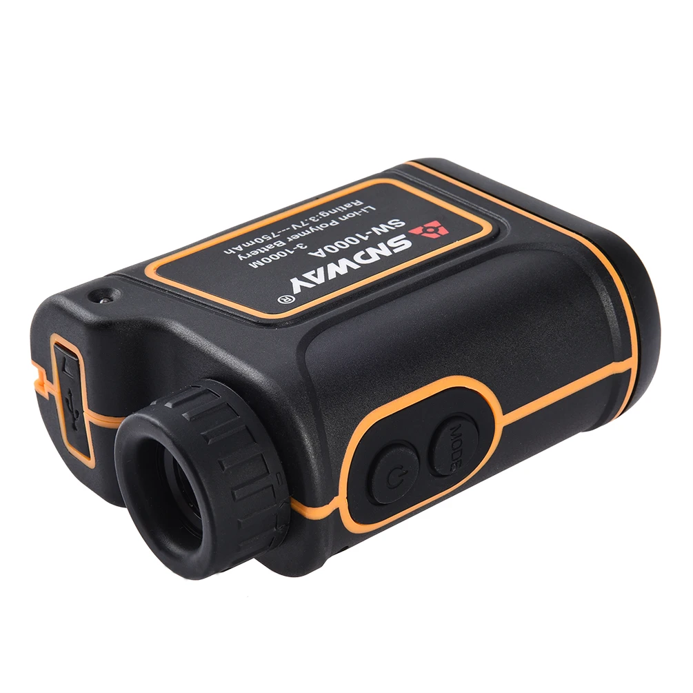 

1000m 8X Waterproof Golf Range Finder Distance Meter Hunting Laser Rangefinder Laser Binoculars with USB Storage Bag Lanyard