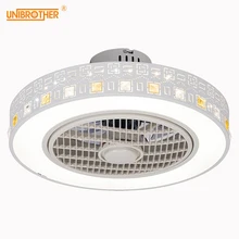 Потолочный вентилятор, светильник s, современный минималистичный светильник для ресторана, спальни, потолочный вентилятор, 220 В, пульт дистанционного управления, декоративная потолочная лампа