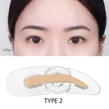 

Adjustable Eyebrow Stamp Portable Three Type Eyebrows Makeup Tools MPwell