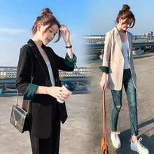 ^^Best Offers Blazer feminino coat loose casual temperament commuter small suit jacket female retro spring and autumn British wind suit jacket ^^Best Offers Blazer feminino coat loose casual temperament commuter small suit jacket female retro spring and autumn British wind suit jacket