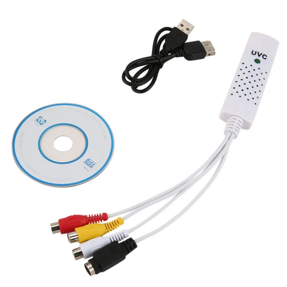 

High Quality New Portable USB 2.0 Easycap Audio Video Capture Card Adapter VHS to DVD Video Capture For Win7/8/XP/Vista