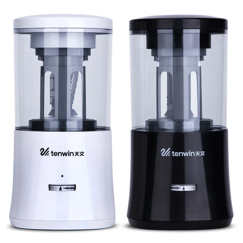 Десять WIN Новая электрическая точилка для карандашей безопасная