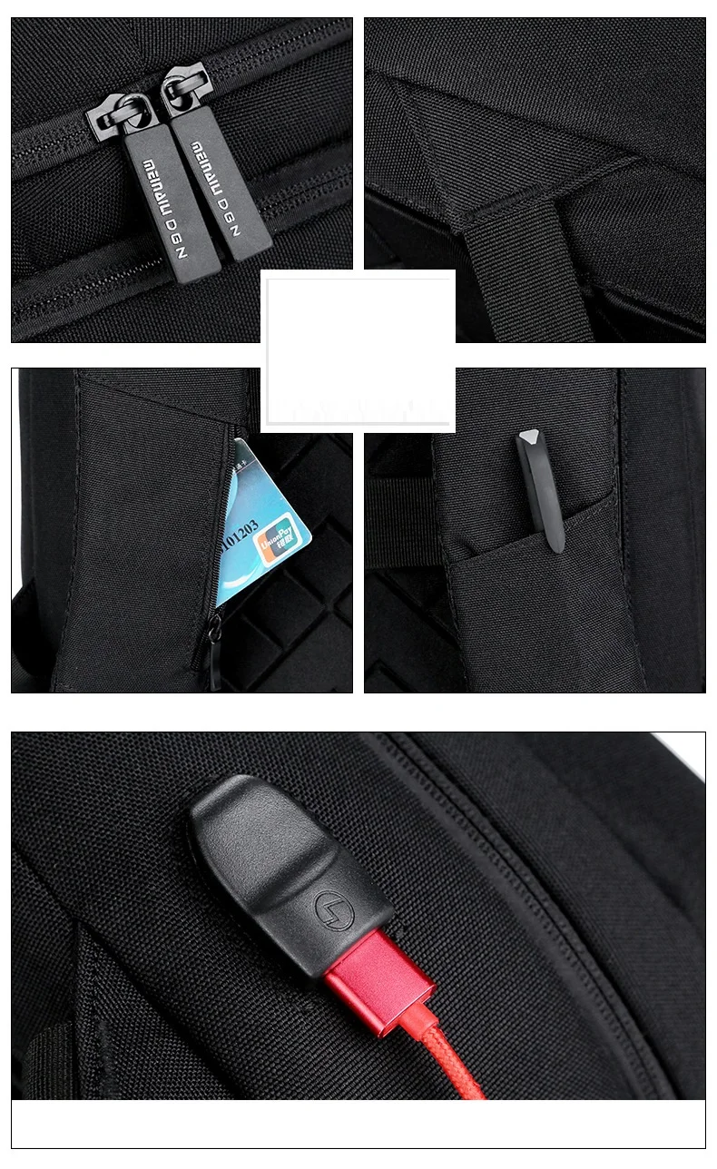 Новинка, многофункциональный Противоугонный рюкзак для ноутбука, мужской деловой водонепроницаемый рюкзак для ноутбука, сумки для путешествий с зарядкой через usb