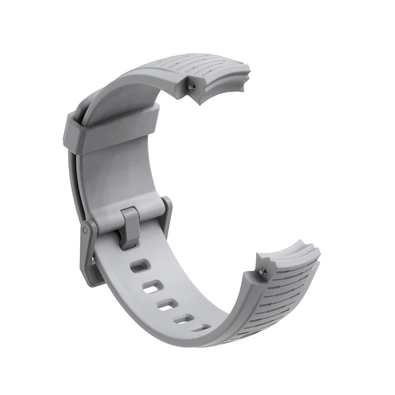 Mijobs силиконовый ремешок для Xiaomi Huami Amazfit Verge умные часы мягкий силиконовый браслет сменные браслеты - Color: rock  gray