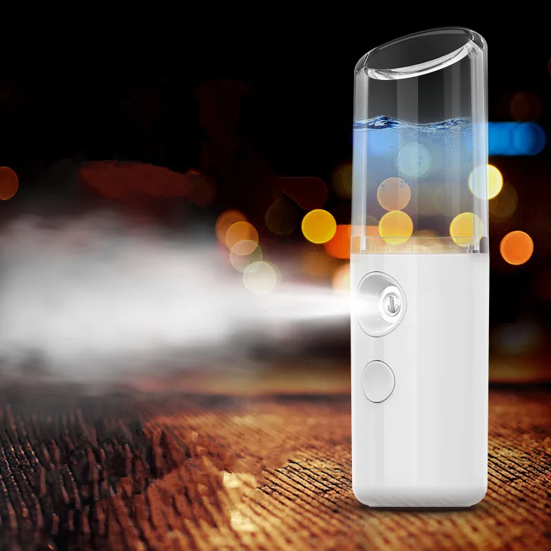 

Nano Mist Mini 25ml Facial SprayerPortable USB Body Nebulizer Steamer Moisturizing Skin Care Face Spray Beauty Instruments