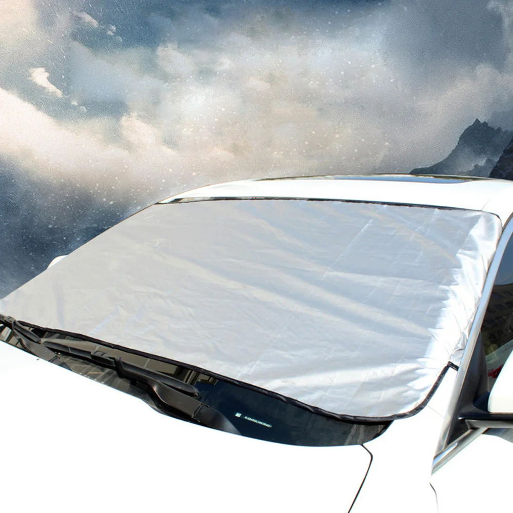 Автомобильный Снежный щит морозостойкий передний солнцезащитный чехол на лобовое стекло Солнцезащитный козырек Снежный щит многоцелевая Пылезащитная пленка