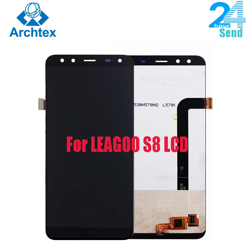 Goede Voor 100% Originele Leagoo S8 Lcd scherm En Touch Screen Assembly Reparatie Deel 5.72 Inch Telefoon Accessoires Voor Leagoo S8 voorraad