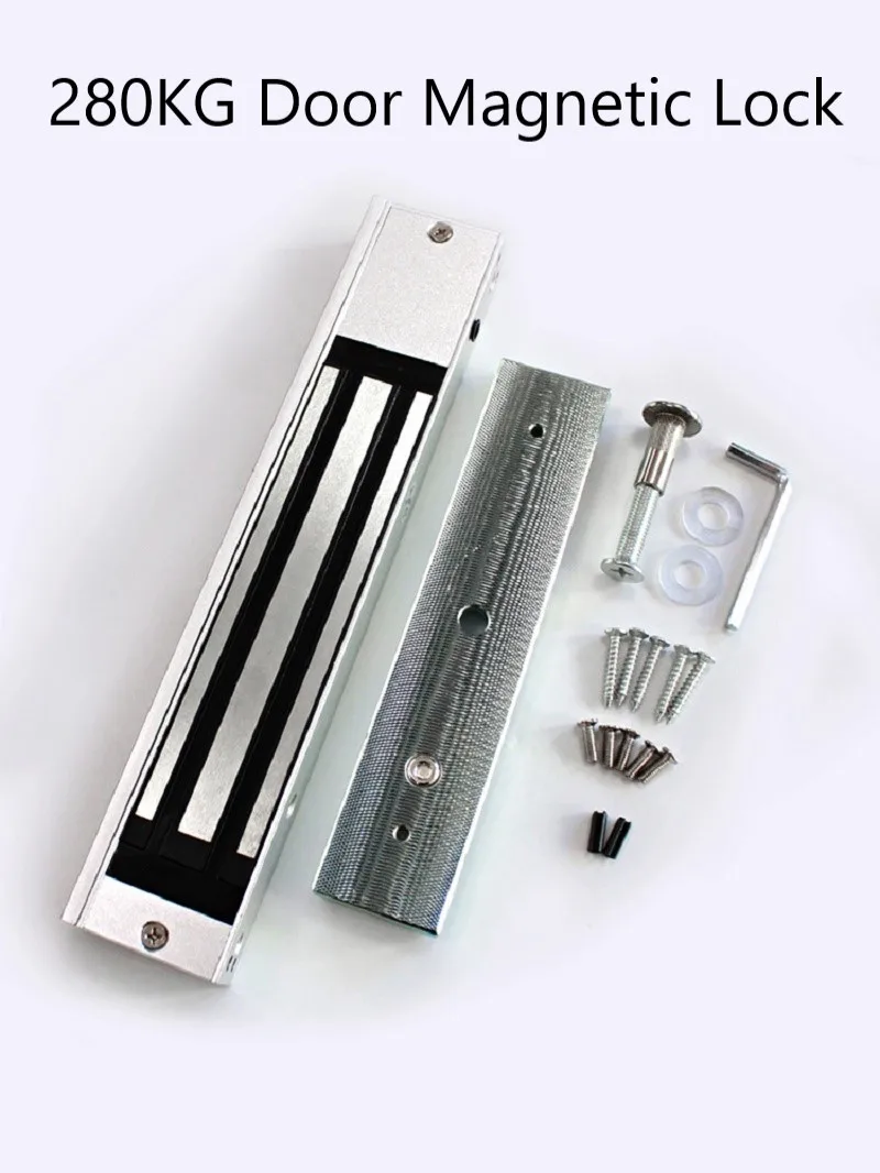 12V/24V DC 280kg 600lbs Holding Force Single Door Electronic