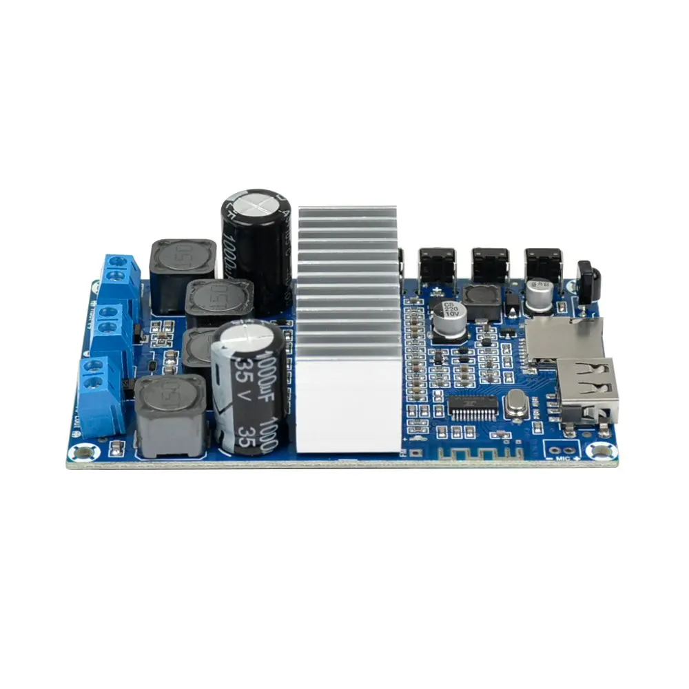 TPA3116D2 Bluetooth усилитель плата 50 Вт* 2 Bluetooth 4,2 Динамик Приемник плата fm-радио USB декодер WMA MP3 эквалайзер звонки