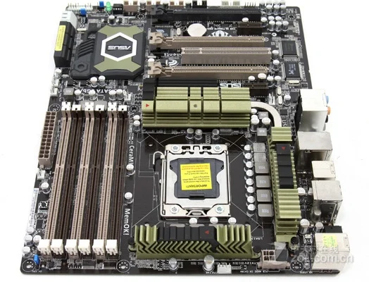 LGA 1366 ASUS SaberTooth X58 1866 МГц 1600 6 x DDR3 Материнская плата по стандарту ATX 24 ГБ PCI-E X16 Настольная компьютерная материнская плата